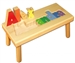 Personalized Puzzle step stool large SOLID wood