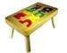 Natural English/Hebrew puzzle step stool