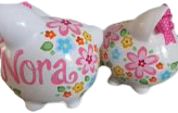 Nora Floral Piggy bank