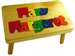 personalized puzzle step stool Natural Double Name