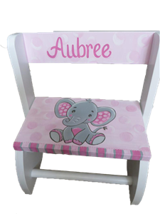 Pink Elephant Flip stool