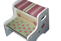 Patchwork PinkTwo Step Stool