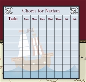 Pirate Chore Chart