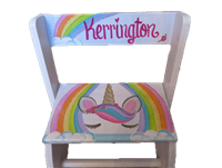 Rainbow Unicorn Flip step stool