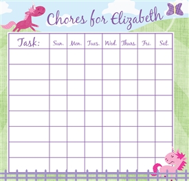 Unicorn Chore Chart
