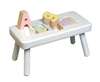 personalized puzzle step stool white