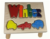 personalized puzzle step stool nat maple cars