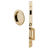 Emtek Round Dummy Pocket Door Mortise Lock