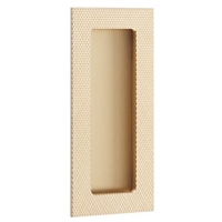 Emtek Modern Rectangular Knurled Flush Pull