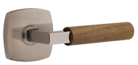 Emtek L-Square Dark Walnut Lever