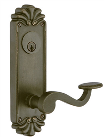 Emtek Cast Bronze Side Plate Lock