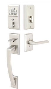 Emtek Modern Keypad Handleset