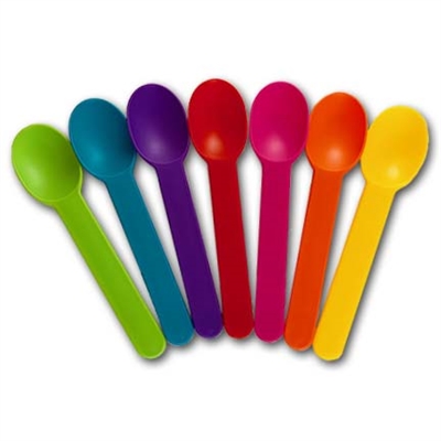 Heavy Duty Spoons Solid Colors - Case of 1000