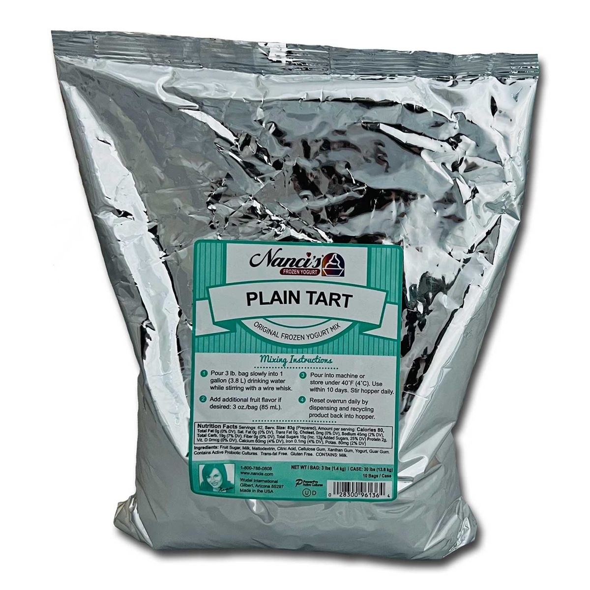 Frozen Yogurt Mix - Plain Tart - 96136-F (1 - 3lb Bag)
