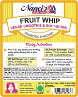 Frozen Yogurt Mix - Fruit Whip - 98115-F  (1 - 3lb Bag & 1 - 6oz Flavor)