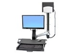45-270-026 Ergotron StyleView Multi Component Mount for CPU, Flat Panel Display, Mouse, Keyboard