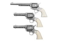 Colt Single Action Army Set Revolvers .44-40  with Ivory Grips