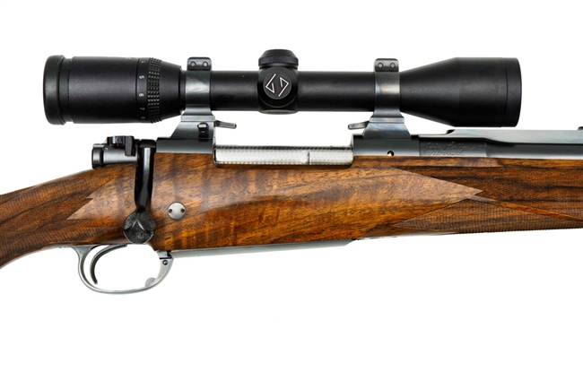 John Bolliger Signature Series Wood Custom Winchester Model 70 Action Rifle .450 Ackley Magnum