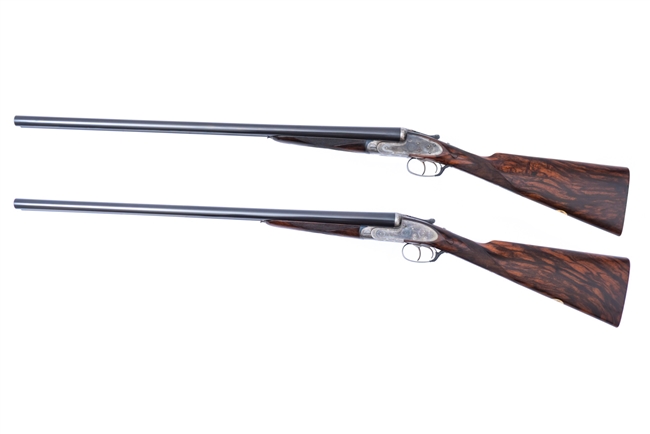 James Purdey & Sons 12 Gauge Pair Side-by-Side Shotguns
