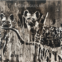 Raw Africa - Hyenas - Oil On Canvas Original by Doug Giles