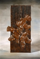 Ruffed Grouse Trio - Harvested Grouse High Releaf Sculpture - Edition Limited to 25