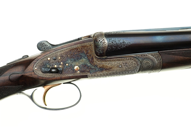 Westley Richards 'Sidelock Ejector' Side-by-Side Shotgun with 3 Barrel Set