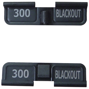 AR 15 ejection port cover laser marked 300 Blackout