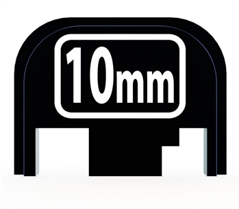 10 mm back plate for Glock