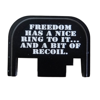 Freedom Ring Slide back plate for  plate for Glock