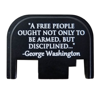 A FREE PEOPLE OUGHT NOT ONLY TO BE ARMED, BUT DISCIPLINED