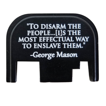 To disarm the people...[I]s the most effectual way to enslave them