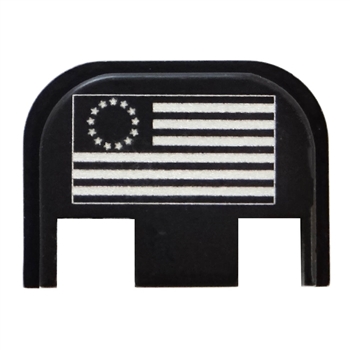 Gen 5 Glock Back Plate with Besty Ross USA Flag