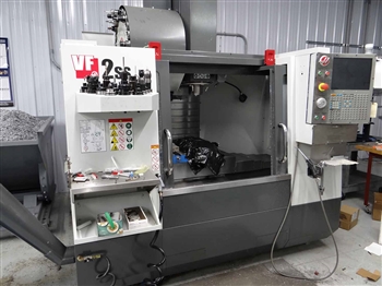Haas VF2SS Vertical Machining Center with 4th Axis and High-Speed Machining - Low Hours