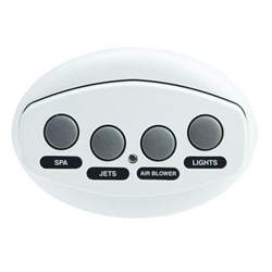 Pentair 4 Function Spa Side Remote White 521885