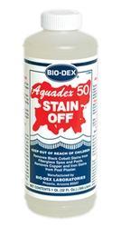 BIO-DEX 1 qt Bottle Aquadex 50 Stain Off Stain Remover ADQ50