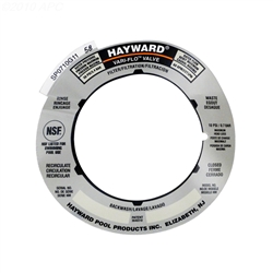 Hayward Valve Label SPX0710G
