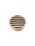 Brass Deck Drain Grate 4" Round