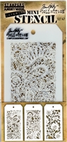 Tim Holtz Mini Stencil Collection - Set 47