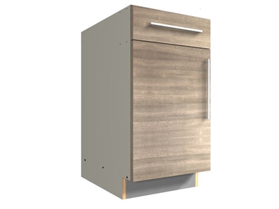 1 door 1 drawer base cabinet