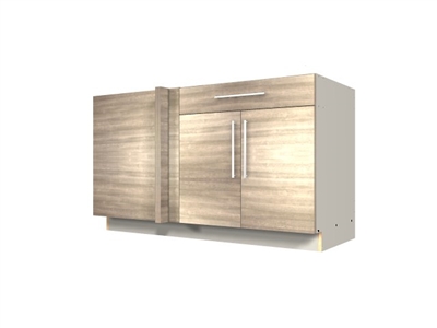 2 door 1 drawer blind corner base cabinet (BLIND ON LEFT)