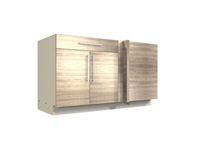 2 door 1 drawer blind corner base cabinet (BLIND ON RIGHT)