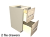 File drawer base cabinet (2 equal height file drawers)