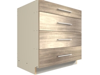 4 drawer base cabinet