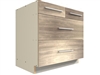 4 drawer split top base cabinet