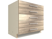 5 drawer base cabinet