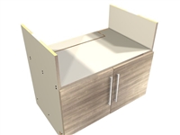 2 door FARM sink base cabinet