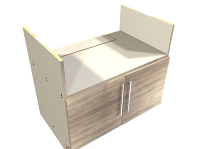 2 door FARM sink base cabinet