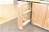 1 door SLIM base cabinet with pullout (HAFELE base pullout 2, 2 x shelves included)