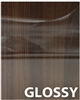 GLOSSY walnut (*VERTICAL GRAIN ONLY) sample cabinet door