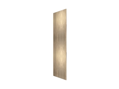 Tall finished end panel (VERTICAL grain)